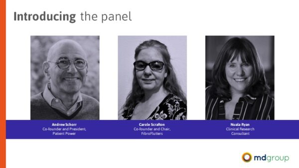 photos and names of webinar panellists