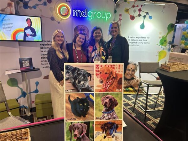 mdgroup team at the booth at ACRP
