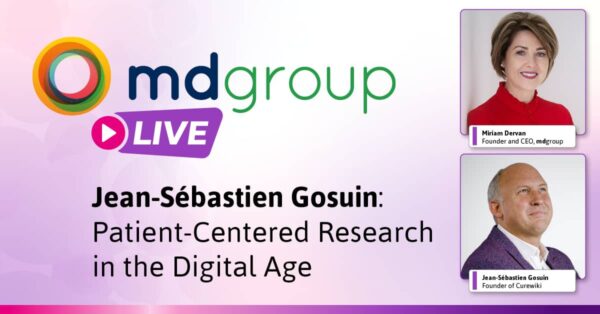 mdgroup live episode 3: Jean-Sébastien Gosuin, Patient-Centered Research in the Digital Age